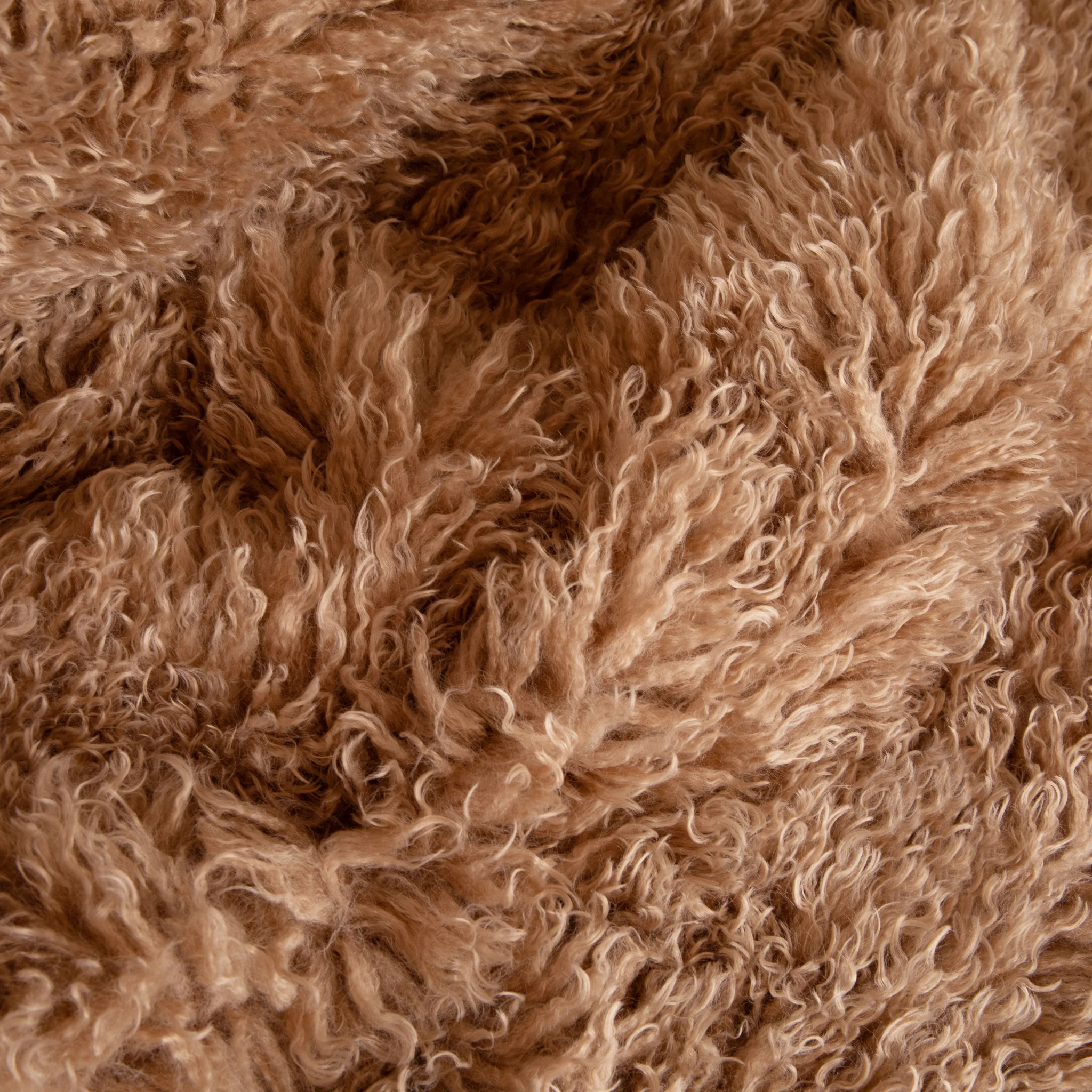 PupRug® Luxe Faux Fur Orthopedic Dog Bed - Plush Sheep Tan - Image 10