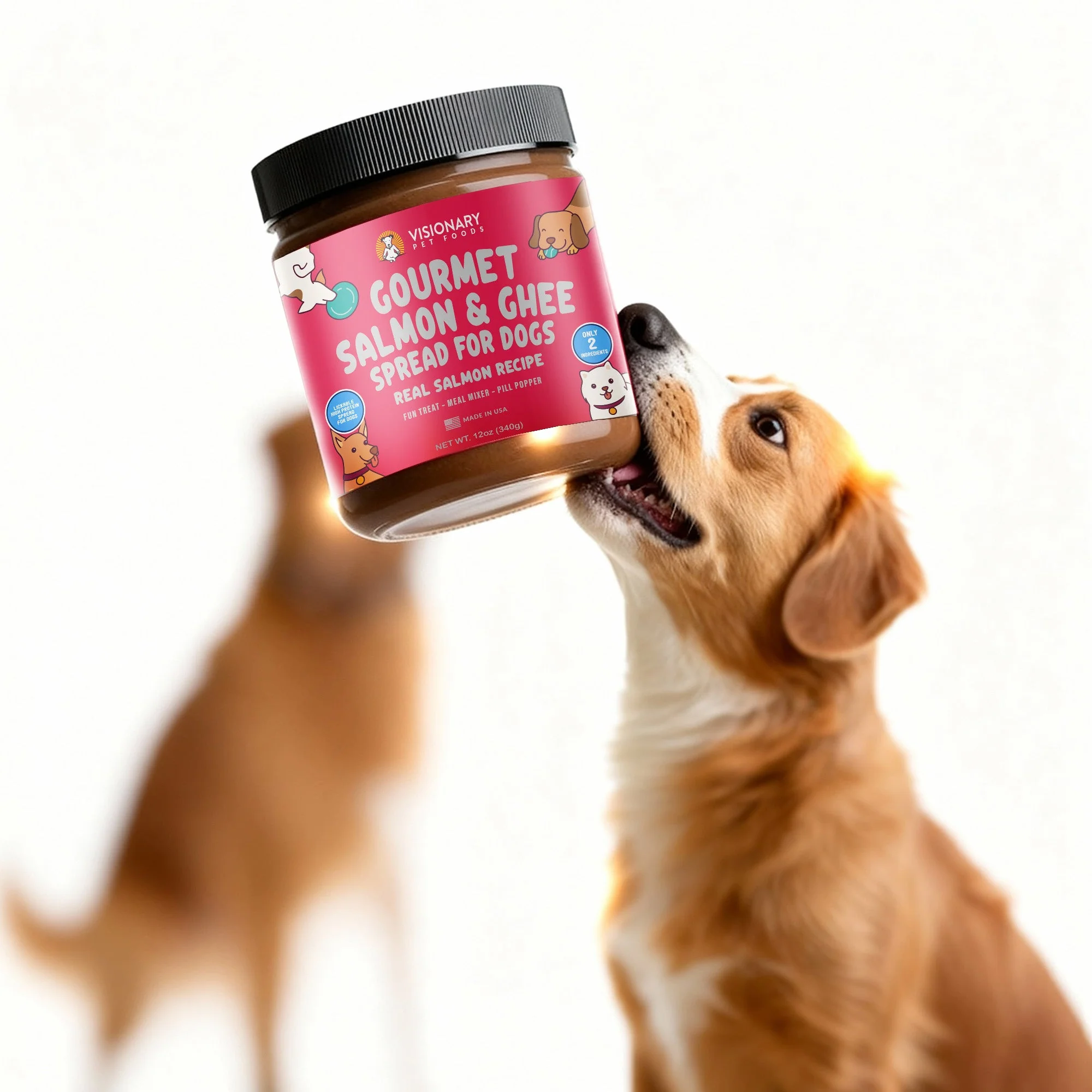 Salmon & Ghee Dog Meat Spread β High-Protein, Low-Carb Keto Treat | 12oz Jar - Image 8