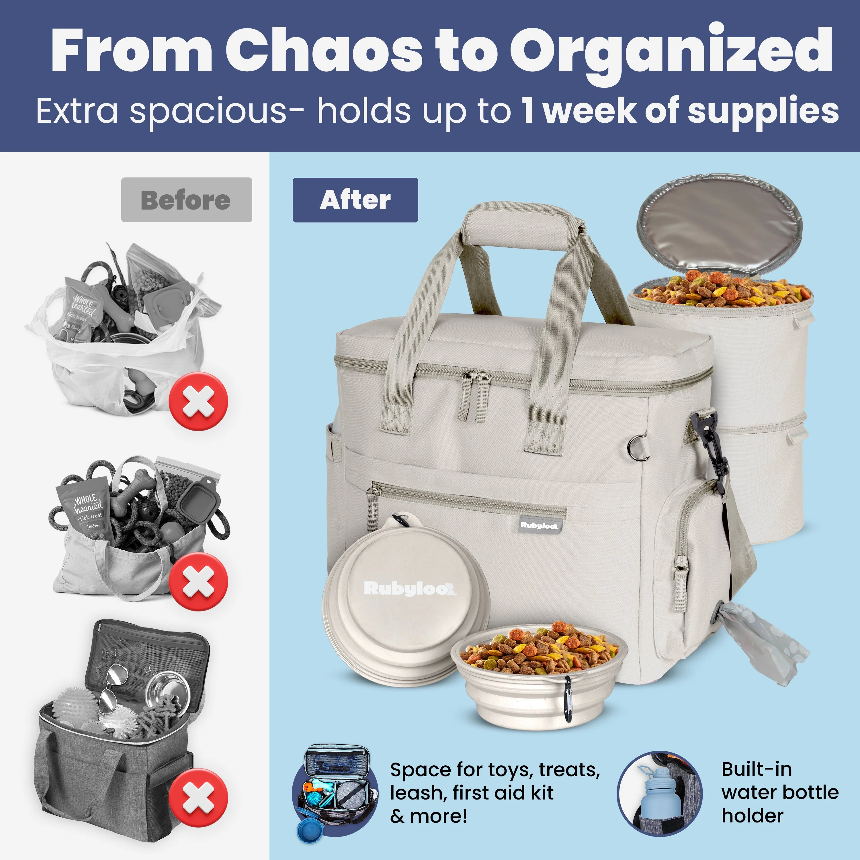 The Original Doggy Bag⢠Dog Travel Bag for Supplies - Image 5